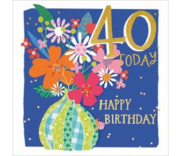 Age 40 Bursting with Joy