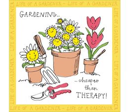 Cheaper than Therapy Greetings Card