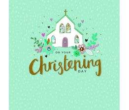 Christening Day Greetings Card