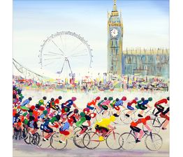 Cycle Race Greetings Card