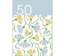 Fringed Poppies for 50 Greetings Card