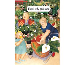 Glorious garden haul Greetings Card