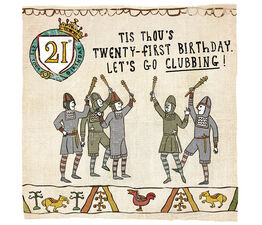 21st Birthday - Tapestry Of Soldiers And Horses