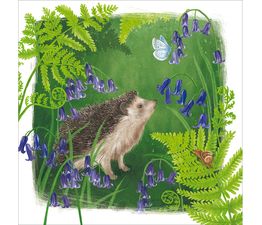 Happy Hedgehog Greetings Card