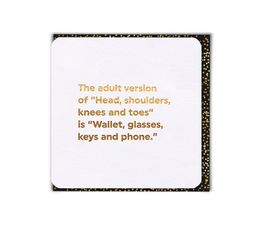 Head Shoulders Greetings Card