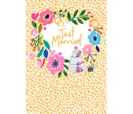 Just Married Greetings Card