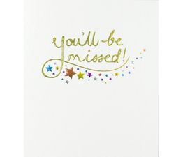 Leaving Greetings Card