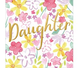 Lovely Daughter Greetings Card