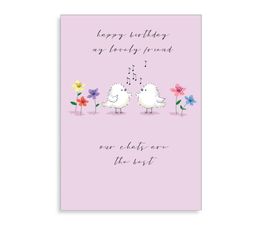 Lovely Friend Greetings Card