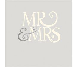 Mr and Mrs Greetings Card