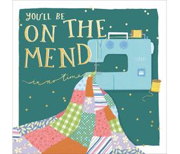 On the Mend Greetings Card