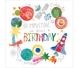 Outer Space Greetings Card