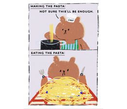 Pasta Greetings Card