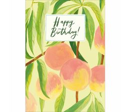Peaches Greetings Card