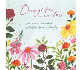 Perfect Daughter-in-Law Greetings Card