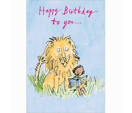 Reading with a Friend Greetings Card