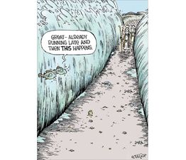 Running Late Dilemma Greetings Card