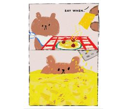 Say When Cheese Greetings Card