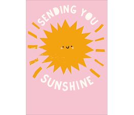 Sending You Sunshine Greetings Card