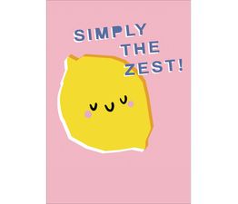 Simply the Zest Greetings Card
