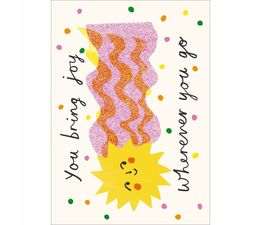 Sunshine Joy Greetings Card
