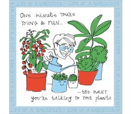 Talking to Plants Greetings Card