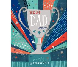 Worlds Best Dad Greetings Card