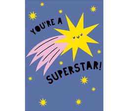 Superstar Greetings Card