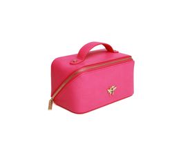Alice Wheeler London - Mini Train Case Hot Pink