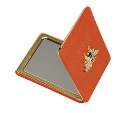 Alice Wheeler London - Oblong Compact Mirror Orange