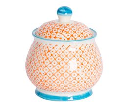 Nicola Spring - 10cm Sugar Bowl - Orange