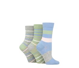 Sockshop - Bamboo Gentle Socks Sage 3 Pair Pack