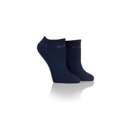 Elle - Bamboo No Show Socks Navy 2 Pair Pack