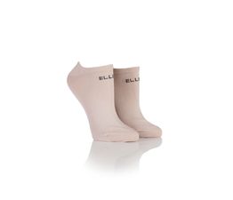 Elle - Bamboo No Show Socks Neutral 2 Pair Pack
