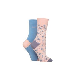 Elle - Bamboo Socks Parisian Rose 2 Pair Pack