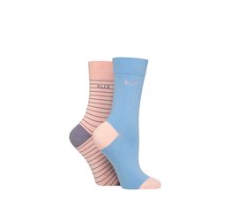 Elle - Bamboo Socks Parisian Rose 2 Pair Pack