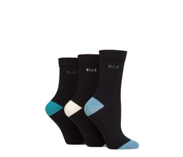 Elle - Cotton Socks Blues 3 Pair Pack