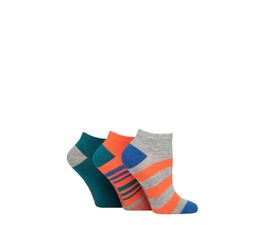 Sockshop - Bamboo No Shows Mandarin 3 Pair Pack