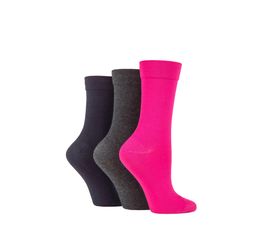 Sockshop - Gentle Bamboo Pink Mix 3 Pair Pack
