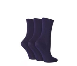 Sockshop - Gentle Bamboo Socks Navy 3 Pair Pack