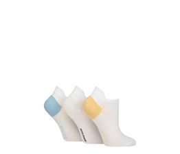 Sockshop - Sports No Shows Sicilian Lemon 3 Pair Pack