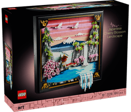 LEGO Art - Japanese Cherry Blossom Landscape
