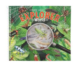Explorer Stickerworld with Relief Stickers