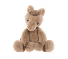 Charlie Bears - Clip Clop Pony Oatmeal Brown Medium