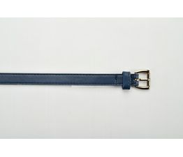 Forest Collection - Classic Leather Belt Navy Medium