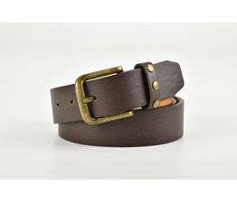 Forest Collection - Jeans Leather Belt Brown Large