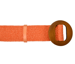 Solis - Rattan Style Stretchy Belt Orange