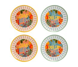 Portofino - Decorated Plates Set of 4