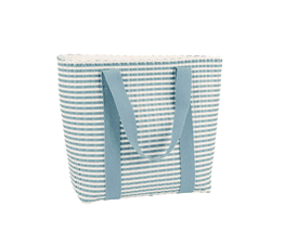 Portofino - Woven Insulated Basket Bag - Bay Blue