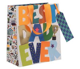 Glick - Medium Gift Bag Best Dad Ever